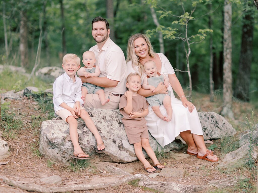 family portraits at Kennesaw Mountain